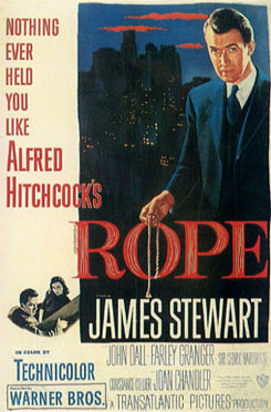 Hitchcock, Rope, La soga (1948) Hitchcock, Rope, La soga (1948)