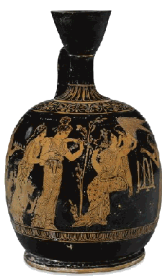 Afrodita en jarra de perfume Afrodita en jarra de perfume