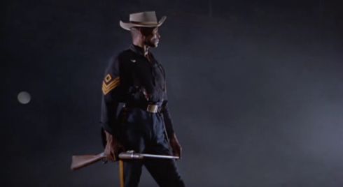 Woody Strode en Sergeant Rutledge, El Sargento Negro, 1960, de John Ford Woody Strode en Sergeant Rutledge, El Sargento Negro, 1960, de John Ford