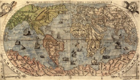 Mapamundi, 1565 Mapamundi, 1565