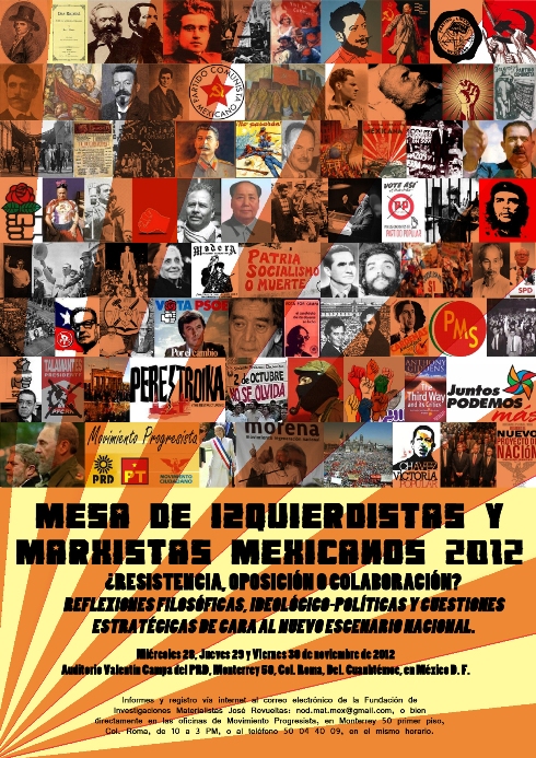 Mesa de izquierdistas y marxistas mexicanos 2012