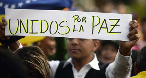 Manifestación por la paz Manifestación por la paz