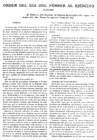 Adolfo Hitler, Orden del d&iacute;a del F&uuml;hrer al Ej&eacute;rcito y Proclama con motivo del a&ntilde;o nuevo, 31 de diciembre de 1941