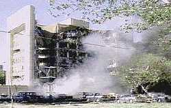 El edificio federal de Oklahoma el 19 de abril de 1995