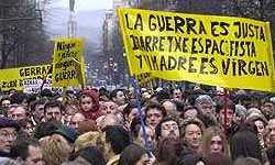 Imagen del 15F en Bilbao