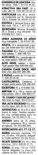 algunos anuncios publicados por La Vanguardia del 5 de marzo de 2004