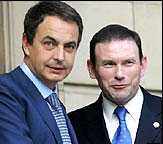 ZP y el secesionista Ibarretxe