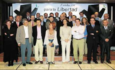 Los aterrorizados patronos de la 'Fundaci&oacute;n para la Libertad'