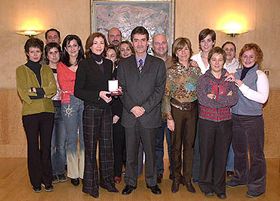 XT entrega la medalla de oro a Antena 3