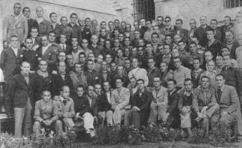 Presos comunistas en el Penal de Burgos