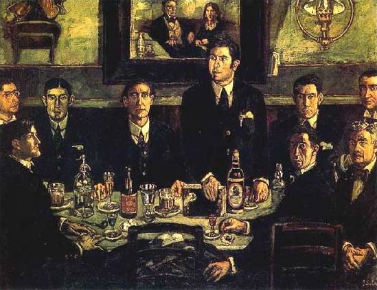 José Gutiérrez Solana, La tertulia del Café Pombo, 1920
