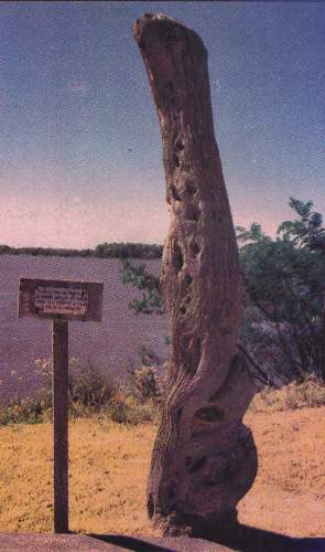 Rollo fundacional, Plaza de Armas de Santa Fe la Vieja, R&iacute;o de la Plata