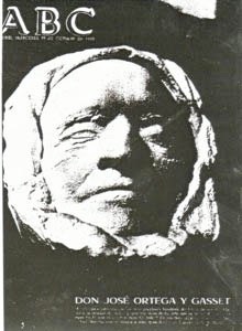 M&aacute;scara mortuoria de Ortega