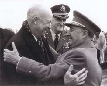 Vernon Walters entre Eisenhower y Franco