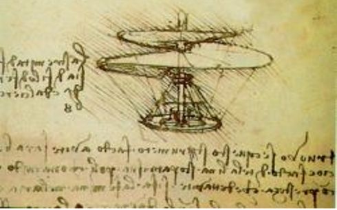 El «helicóptero» de Leonardo da Vinci. Tecnologías infructuosas El «helicóptero» de Leonardo da Vinci. Tecnologías infructuosas
