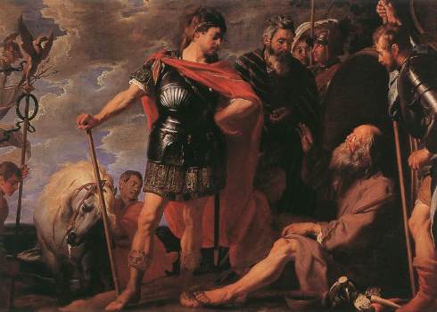Alejandro y Diógenes, por Gaspard de Crayer Alejandro y Diógenes, por Gaspard de Crayer