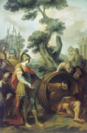 Diógenes y Alejandro, por Alexander Puchinov Diógenes y Alejandro, por Alexander Puchinov