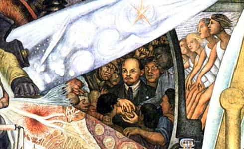 Lenin por Rivera