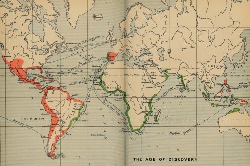 Descubrimientos de Espa&ntilde;a y Portugal
