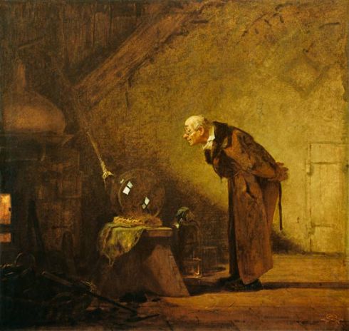 Carl Spitzweg (1808-1885), The Alchimist (1860)