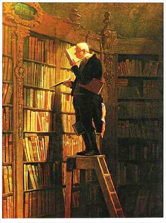 Carl Spitzweg (1808-1885), Der B&uuml;cherwurm, 1850