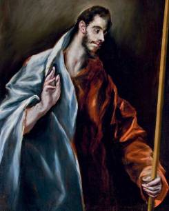 El ap&oacute;stol Santo Tom&aacute;s seg&uacute;n El Greco