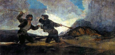 Goya, Duelo a garrotazos Goya, Duelo a garrotazos