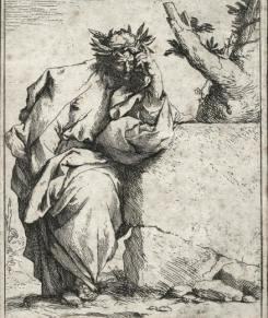 Ribera, El poeta (aguafuerte) 1620-1621