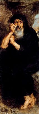 Peter P. Rubens, Her&aacute;clito y Dem&oacute;crito, 1603, Museo del Prado, Madrid