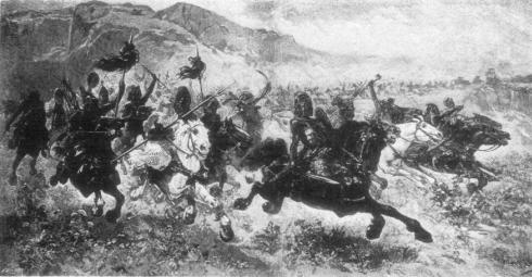 Invasion de Italia por los hunos