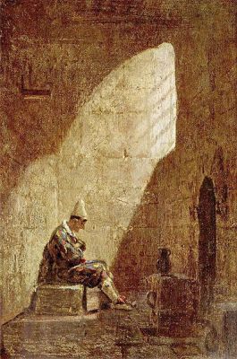 Carl Spitzweg, Mi&eacute;rcoles de ceniza, 1855-1860
