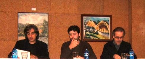 Sarria, 5 de marzo de 2011: Iv&aacute;n V&eacute;lez, H&eacute;ctor Ortega S&aacute;nchez, Gustavo Bueno S&aacute;nchez