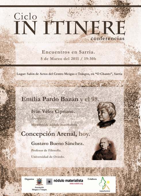 Sarria, 5 de marzo de 2011: Iv&aacute;n V&eacute;lez, H&eacute;ctor Ortega S&aacute;nchez, Gustavo Bueno S&aacute;nchez