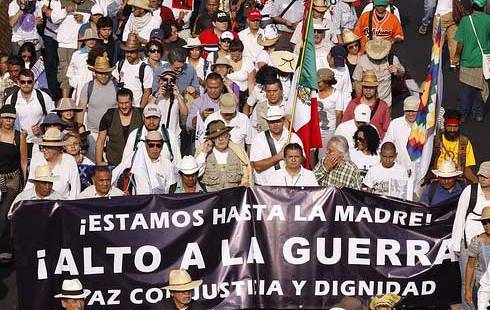 marcha ciudadana por la Paz con Justicia y Dignidad en México