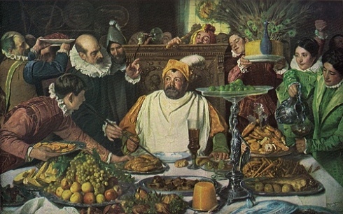 El fest&iacute;n de Sancho Panza en la Isla Barataria