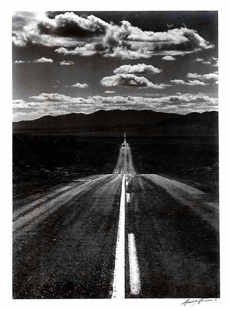 Ansel Adams, Carretera, desierto de nevada