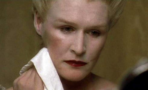 Glenn Close en <i>Dangerous Liaisons</i> (<i>Las amistades peligrosas</i>, 1988. Stephen Frears)