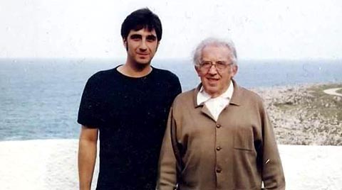 Iv&aacute;n V&eacute;lez junto a Gustavo Bueno