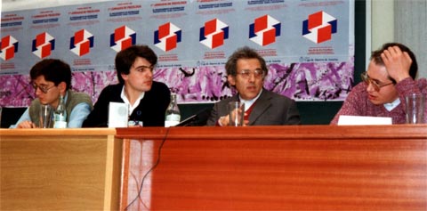 Miguel Ángel Navarro Crego, Gustavo Bueno, Juan Bautista Fuentes Ortega, 