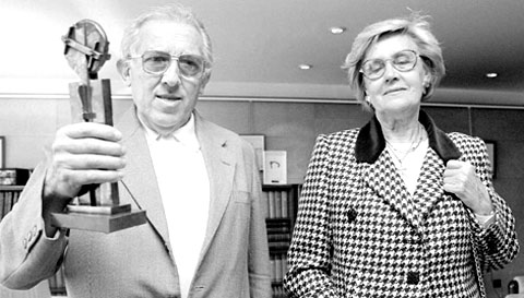 Gustavo Bueno y Carmen Sánchez