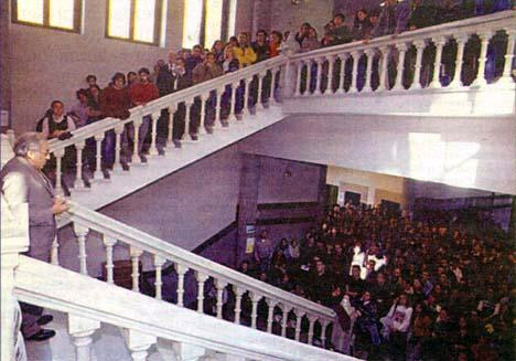 Gustavo Bueno, última lección en la Universidad Gustavo Bueno