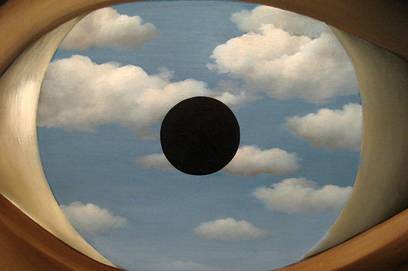 René Magritte, Le faux miroir (1929) René Magritte