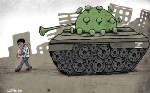 Palestinos ven virus virus