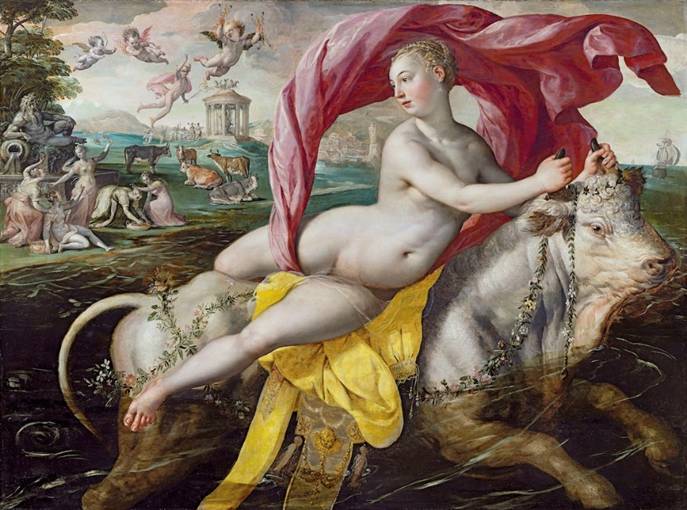 Martín de Vos, El rapto de Europa (1590) europa