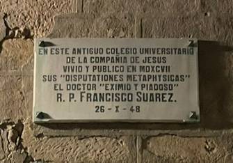 Placa conmemorativa en Salamanca imagen
