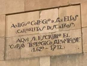 Inscripción conmemorativa en Salamanca imagen